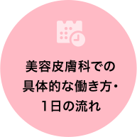 美容皮膚科での具体的な働き方・1日の流れ