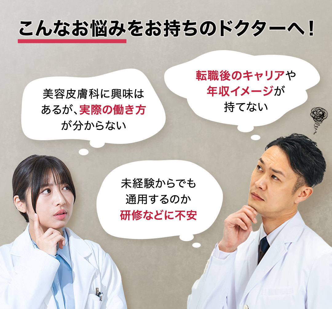 こんなお悩みをお持ちのドクターへ