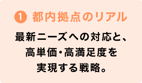 都内拠点のリアル